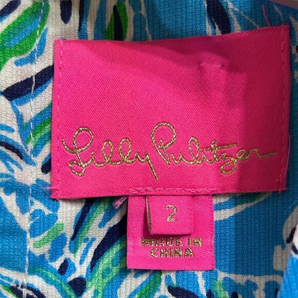 Lilly Pulitzer Mila Stretch Shift Dress Outta Line - Picture 7 of 8